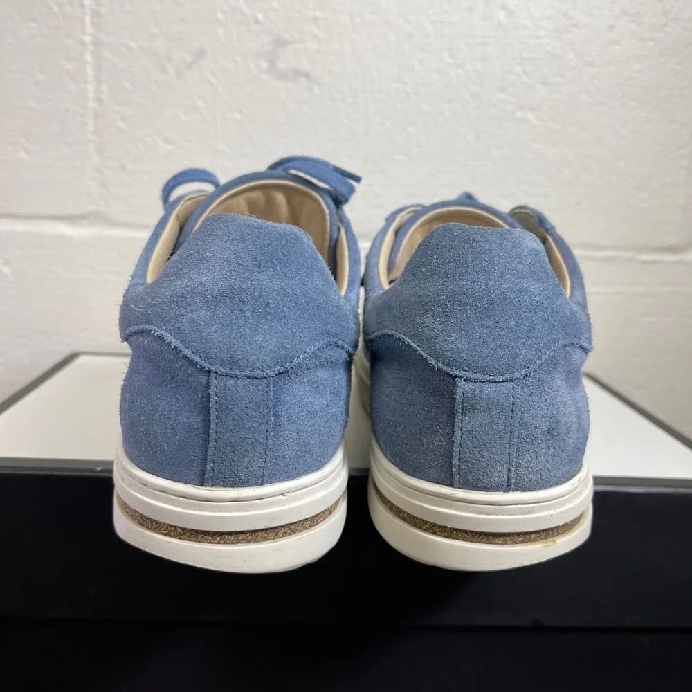Birkenstock Bend Low Blue Suede Casual Sneaker Shoes Lace up Men's 43 EU/10‎ US